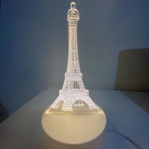 Lámpara led torre eiffel